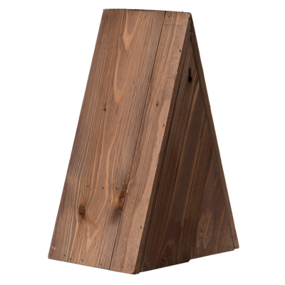 Casita Triangular para Pajaros con Comedero